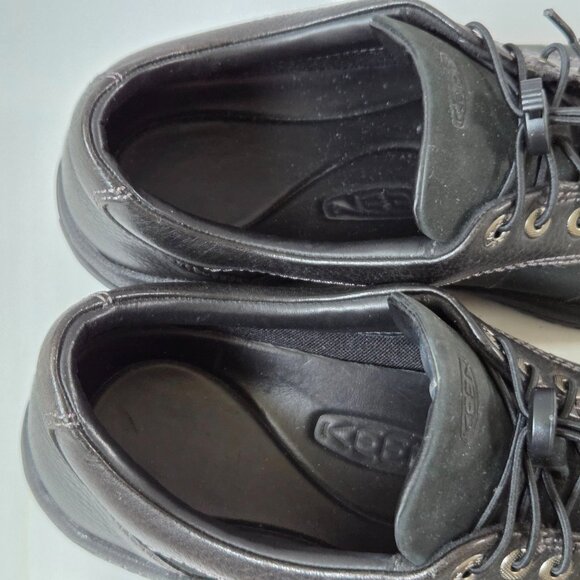 Keen Shoes Womens 10 W Wide Black Leather Presidio Low Hiking Trail Boots - Picture 11 of 11